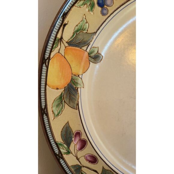 (Qty 1) Mikasa Intaglio GARDEN HARVEST Dinner Plate 11 1/8" CAC29 Stoneware - Picture 10 of 11